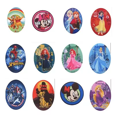 Buy Printed Iron-On Official Disney, Marvel Patches ,Various Characters • 3.89£