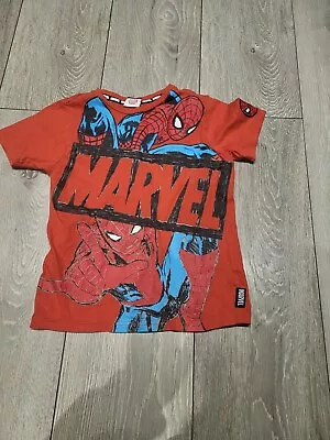 Buy Boys Marvel Spiderman  T-shirt - Age 4-5 • 1.95£