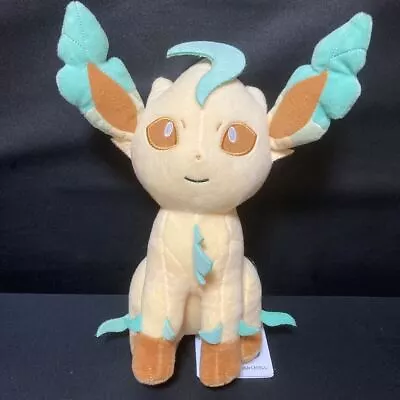 Buy Pokemon Mofugutto Plush Stuffed Toy Eevee Friends Leafeon Merch • 56.33£
