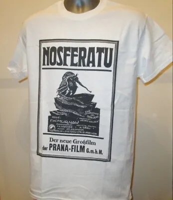 Buy Nosferatu Poster T Shirt Horror Film Vampire Dracula Frankenstein Wolf Man R432 • 12.11£