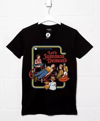 Buy Steven Rhodes Let's Summon Demons T-Shirt, Black, Small, Large • 16.74£