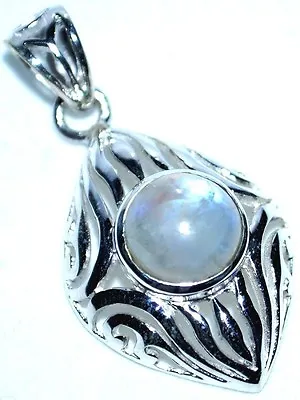 Buy Mystic Moonstone  Handmade Pendant Genuine Gemstone Sterling SILVER Jewellery • 16.99£