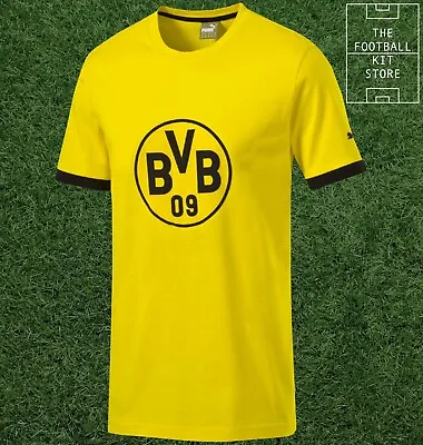 Buy Borussia Dortmund T-Shirt - Official Puma BVB Football Tee - Mens - All Sizes • 12.99£