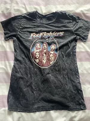 Buy Foo Fighters T Shirt Rare US Tee Rock Band Merch Dave Grohl Ladies Size XS • 16.30£