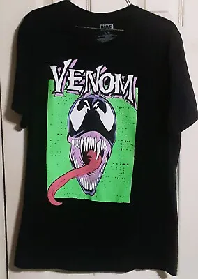 Buy Marvel Venom Black T-Shirt Size Large Youth Boys 100% Cotton (Green Purple Pink • 8.02£