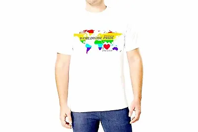 Buy Pride T Shirt WorldWide 'One Love' • 14.99£