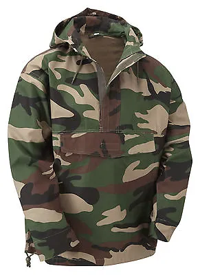 Buy Combat Army Smock Military Style Jacket Hooded Top Snow Camo Urban Hoodie Anorak • 28.49£