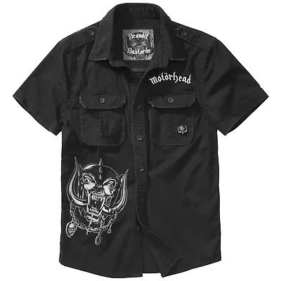 Buy Brandit Motörhead Vintage Shirt 1/2 Sleeve Rock Band Metal Music Merch Black • 82.50£