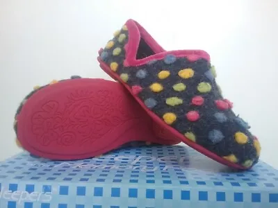 Buy Sleepers Multi Colour Spot Slipper. Available In Sizes 5-8 • 17.99£