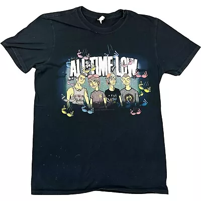 Buy All Time Low T Shirt Band Emo Punk Rock Band Tee Gildan Tag Medium USA M • 22.50£
