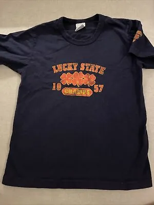 Buy Vintage  Lucky Brand State CHamps Sz M Single Stitch T Shirt Y2K Usa Made • 33.07£