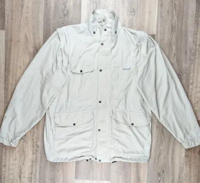Buy Rohan Convertible Discoverer Jacket Size M Vintage Beige Removable Sleeves Hood • 24.99£