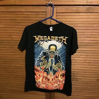 Buy Megadeth 2011 Tour Band Graphic T-shirt Size Small  • 9.99£
