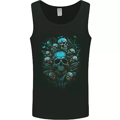 Buy Skull Tree Gothic Heavy Metal Rock Music Biker Mens Vest Tank Top • 8.99£