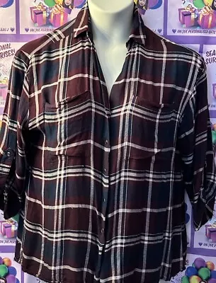 Buy Ladies Checked Shirt Size 16 💜 • 0.99£