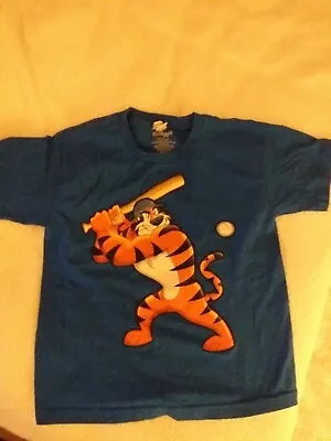 Buy Kelloggs Tony The Tiger Kids Medium Blue T-shirt • 9£