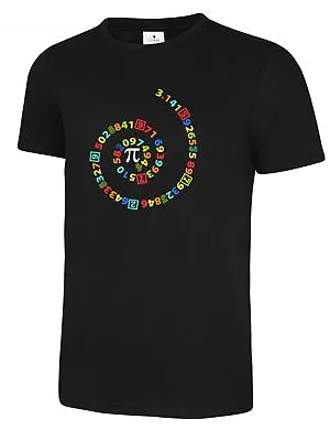 Buy Pi Spiral Number Day T-Shirt Math Pi Symbol Circumference Mathematics Teachers • 11.99£