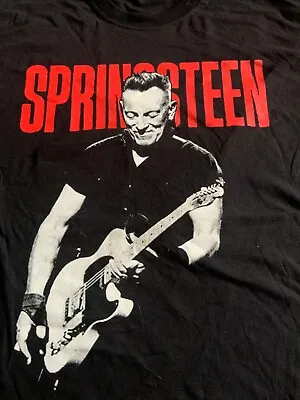 Buy Bruce Springsteen New Black T-shirt Size X Large • 19.95£