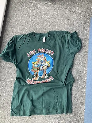 Buy Mens Medium T Shirt - Los Pollos Hermanos (breaking Bad) Green • 7.99£