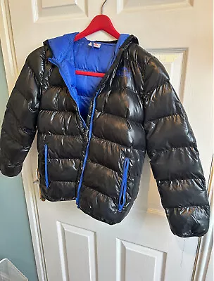 Buy Black Lonsdale Puffer Jacket. Child 11-12 Used In Good Condition. • 8£