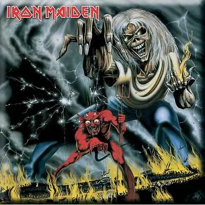 Buy IRON MAIDEN Number Of The Beast FRIDGE MAGNET Official Merch SEALED IMMAG03 • 3.95£