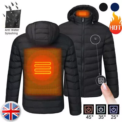 Buy Men/Women Electric Coat Heated Jacket USB Winter Warm Up Heating Pad Body Warmer • 16.89£