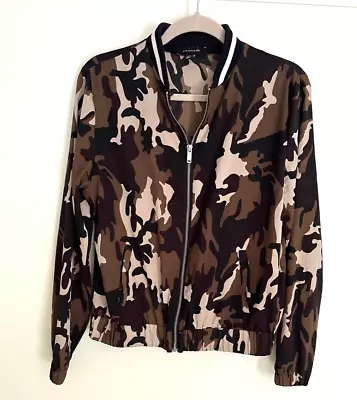 Buy Atmosphere Women's Lightweight Thin Camouflage Green/Brown Jacket Size UK 12 • 4.99£