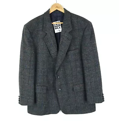 Buy Harris Tweed Sport Jacket Checked MARIO BARUTTI SZ 44 S (T1046) • 49.95£