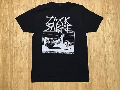 Buy Zack Sabre Jr ‘Orienteering With Napalm Death’ Wrestling T Shirt Men’s Medium • 14.99£