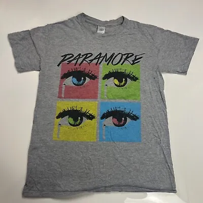 Buy Paramore Band T-Shirt Size Medium Grey Hayley Williams • 9.99£