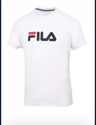 Buy FILA Mens Classic Logo Tennis T-Shirt Size S RRP £25.00 • 5£