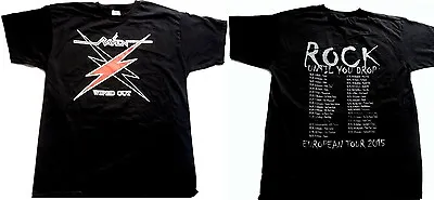 Buy Raven 'wiped Out'  Official European Tour 2015  T Shirt , Xxl , New, Black • 14.99£
