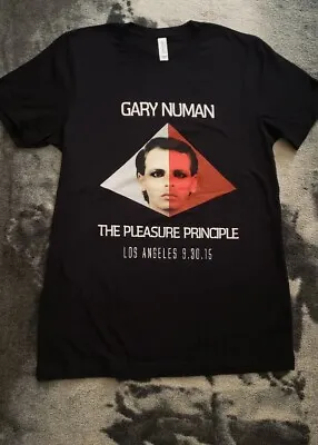Buy GARY NUMAN 2010 T-Shirt Men's Sz M Concert Tour The Pleasure Principle NEW • 23.65£