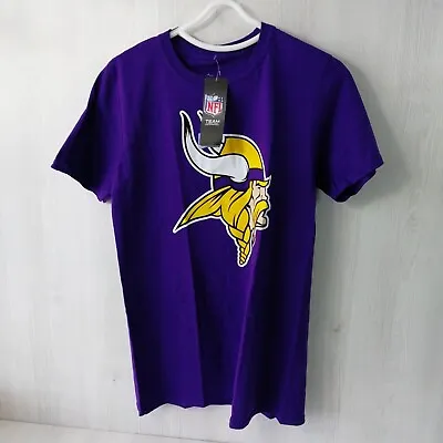 Buy Mens Official Nfl Minnesota Vikings Short Sleeve Crew Neck Tee Shirt Uk Small • 10.99£