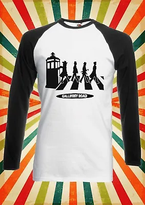 Buy Gallifrey Road Inspired Dr Who Men Women Long Short Sleeve Baseball T Shirt 1801 • 9.95£