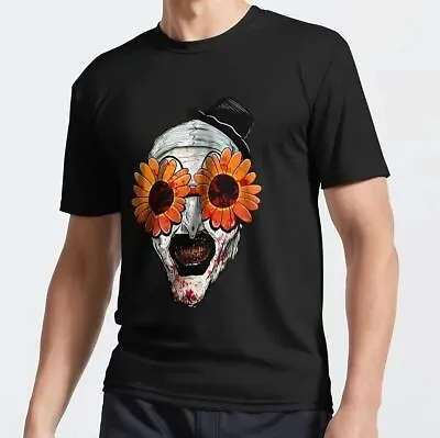 Buy NEW ITEM Art The Clown Face Creepy  Sunflower Sunglasses Flower Classic T-Shirt • 18.86£