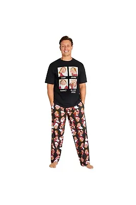 Buy Disney Mens Grumpy Pyjama Set - Bottoms And T-Shirt Short Sleeves Nightwear • 23.99£