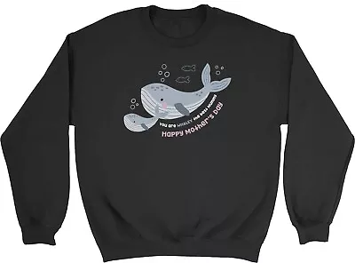 Buy Happy Mothers Day Kids Sweatshirt Funny Whale Whaley Mummy Boys Girl Gift Jumper • 12.99£