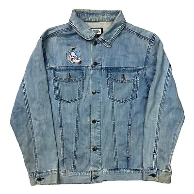 Buy Oh My Disney Denim Jacket Retro Y2K Blue Mens Large • 19.99£