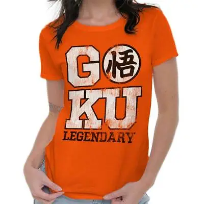Buy Goku Workout Legendary Anime TV Show Geek Womens Short Sleeve Ladies T Shirt • 19.28£