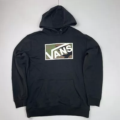 Buy Vans Hoodie Extra Large Black Mens Hooded Sweatshirt Pullover • 12.88£