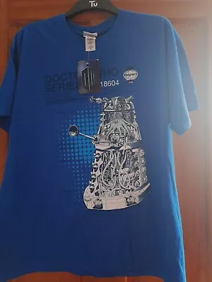 Buy Dr Who Haynes Dalek T Shirt Blue BNWT XL • 12£