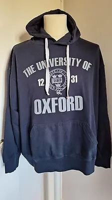 Buy University Of Oxford XL Hoodie Sweatshirt Navy Warm Smart Original Unique • 10£
