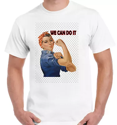 Buy Rosie The Riveter WE CAN DO IT T Shirt Motivational • 9.49£