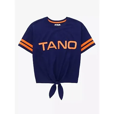 Buy Ahsoka Tano Her Universe Star Wars Varsity Tie-Front T-Shirt Women's LARGE • 38.60£