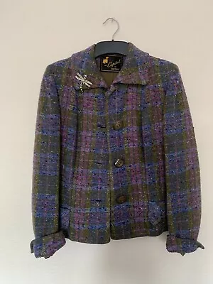 Buy Vintage  50’s 60’s Plaid Wool Jacket  • 12£