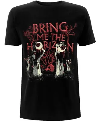 Buy Bring Me The Horizon 'Graveyard Eyes' (Black) T-Shirt - NEW & OFFICIAL! • 16.29£