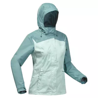 Buy Women Waterproof Jacket Top Coat Hood Mountain Walking Hiking Mh100 Quechua • 34.99£