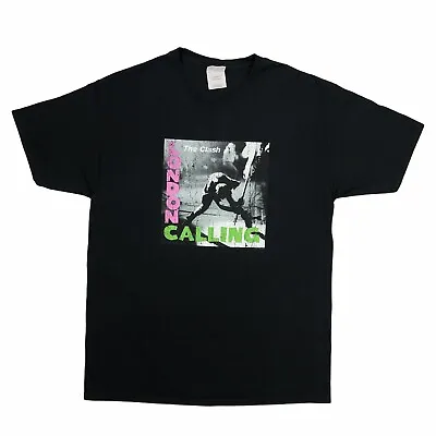 Buy 2004 The Clash Hanes T-Shirt London Calling Mens Large Black • 51.08£