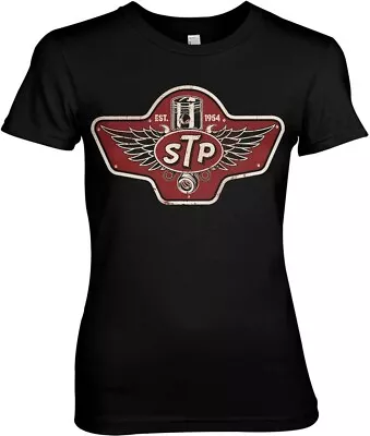 Buy STP Piston Emblem Girly Tee Damen T-Shirt Black • 28.83£